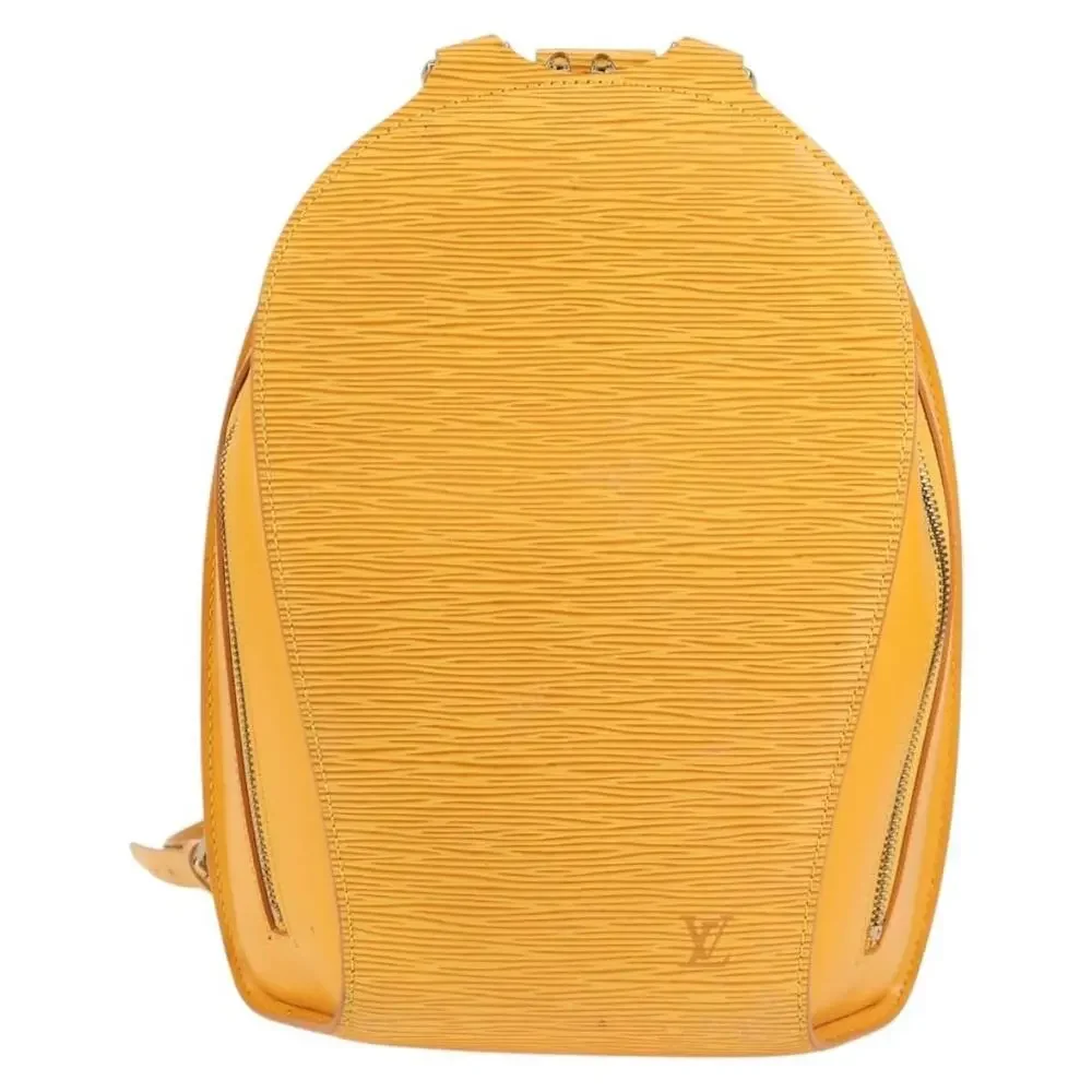 Louis Vuitton Epi Mabillon Backpack Yellow